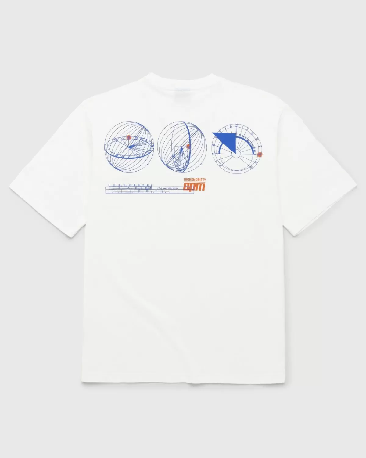 6PM 18.00 X Highsnobiety Berlin, Berlin 3 T-Shirt Alleen Na 18.00 Uur Wit Best