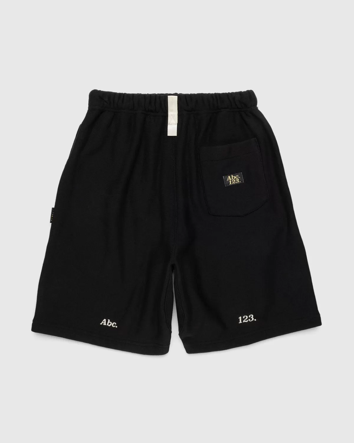 Abc. Fleece Sweatshort Antraciet Flash Sale