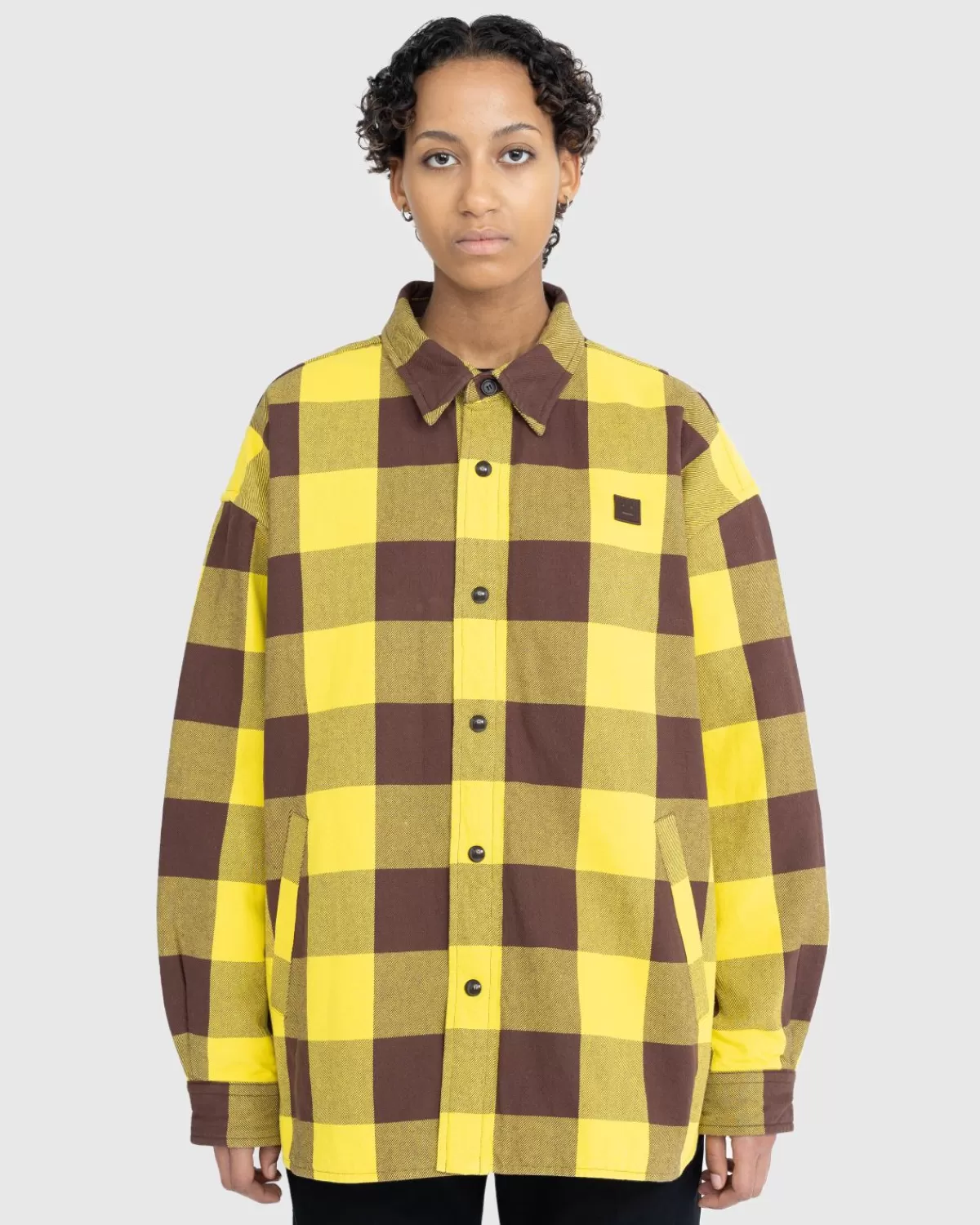 Bovenkleding^Acne Studios - Geruit Gewatteerd Overshirt