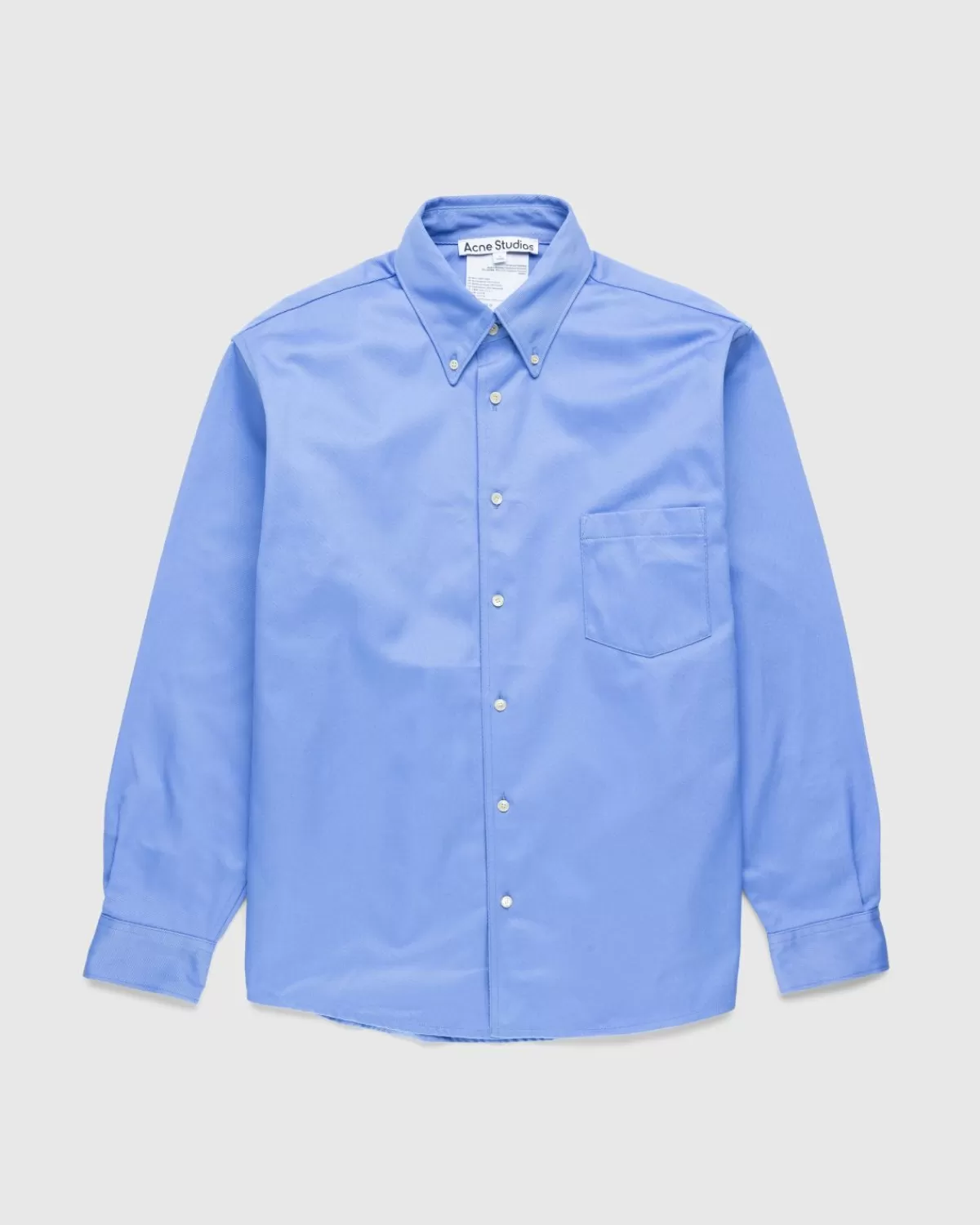 Bovenkleding^Acne Studios Button-Up Overshirt Korenbloemblauw