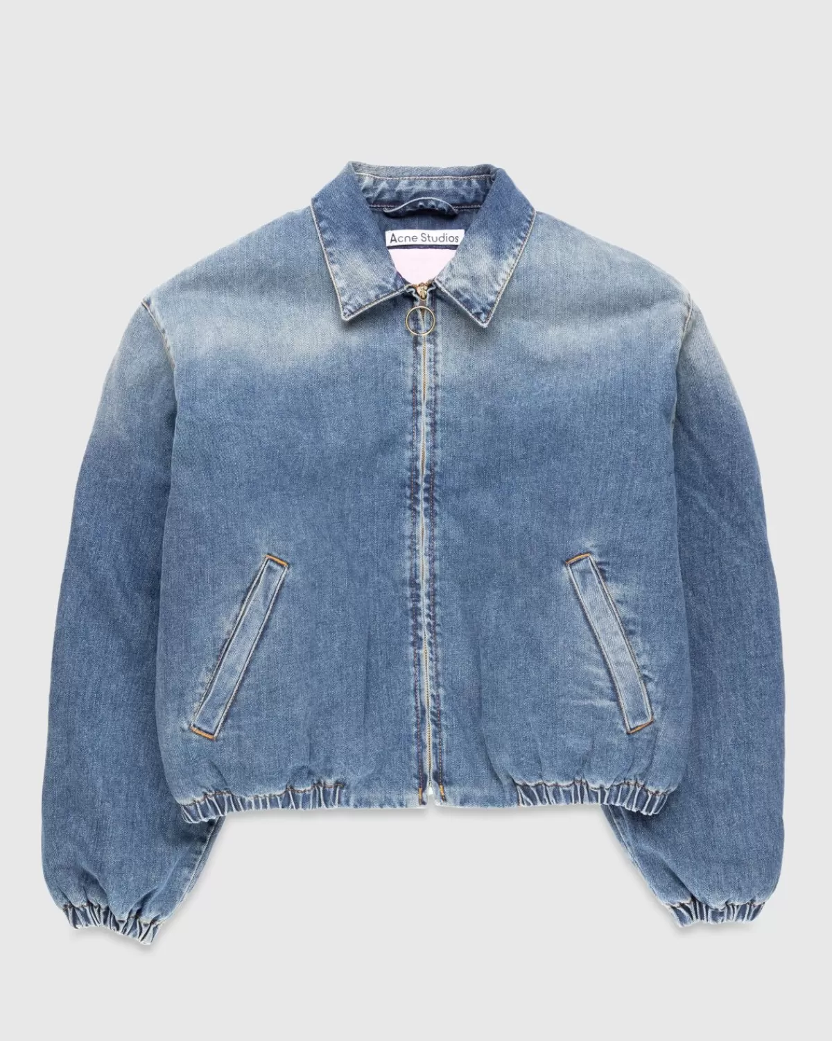 Bovenkleding^Acne Studios Denim Gewatteerd Jack Blauw