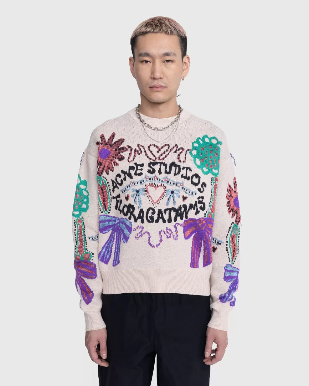 Gebreide Kleding^Acne Studios Floragatan Jacquard Trui Multi