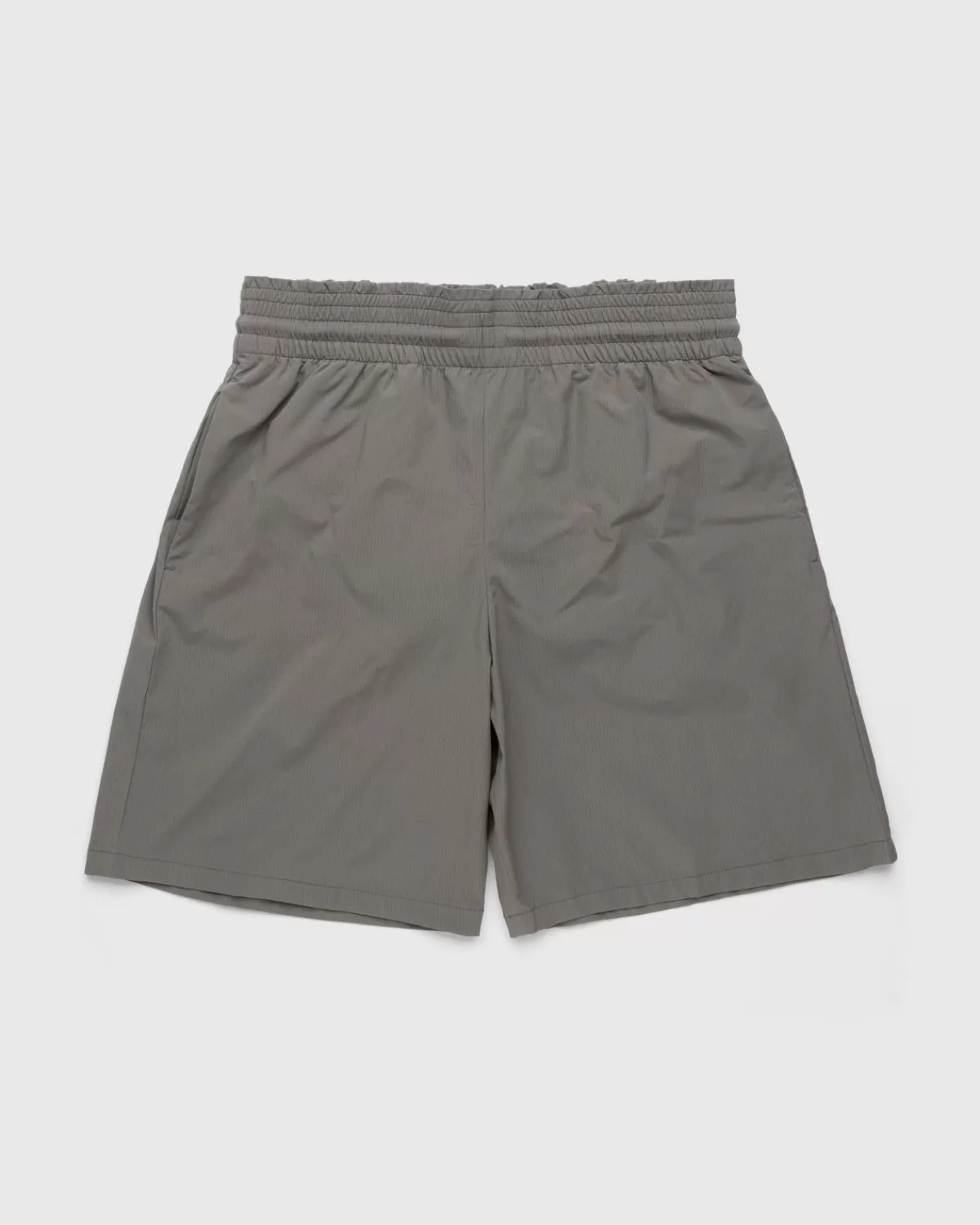 Acne Studios Geborduurde Zwemshort Moddergrijs Best Sale