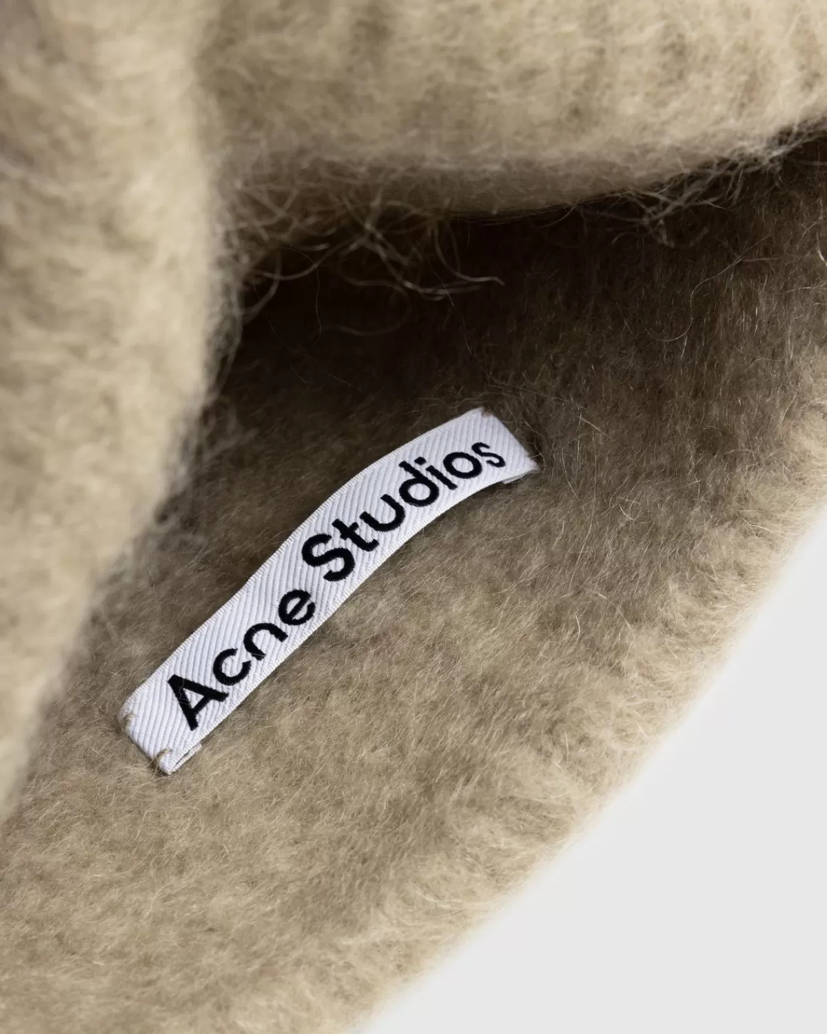 Acne Studios Geribbelde Muts Beige Fashion