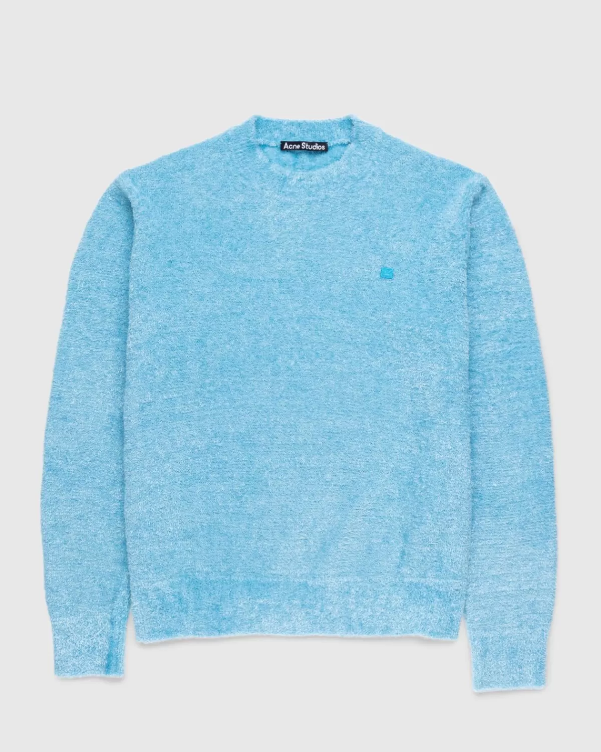 Gebreide Kleding^Acne Studios Getextureerde Trui Teal Blue