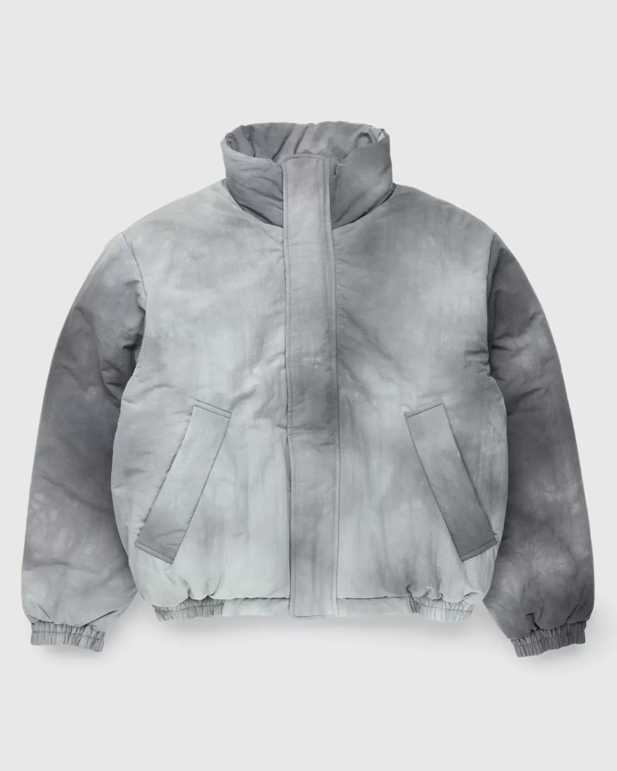 Bovenkleding^Acne Studios Gevoerd Nylon Jack Grijs