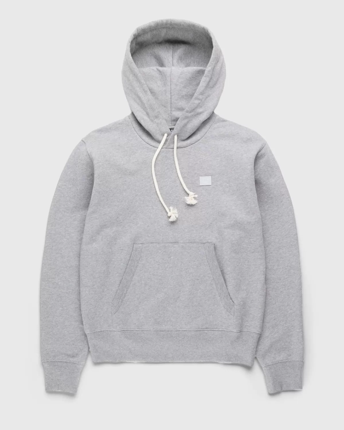 Acne Studios Gezichtslogo Hoodie Grijs Hot