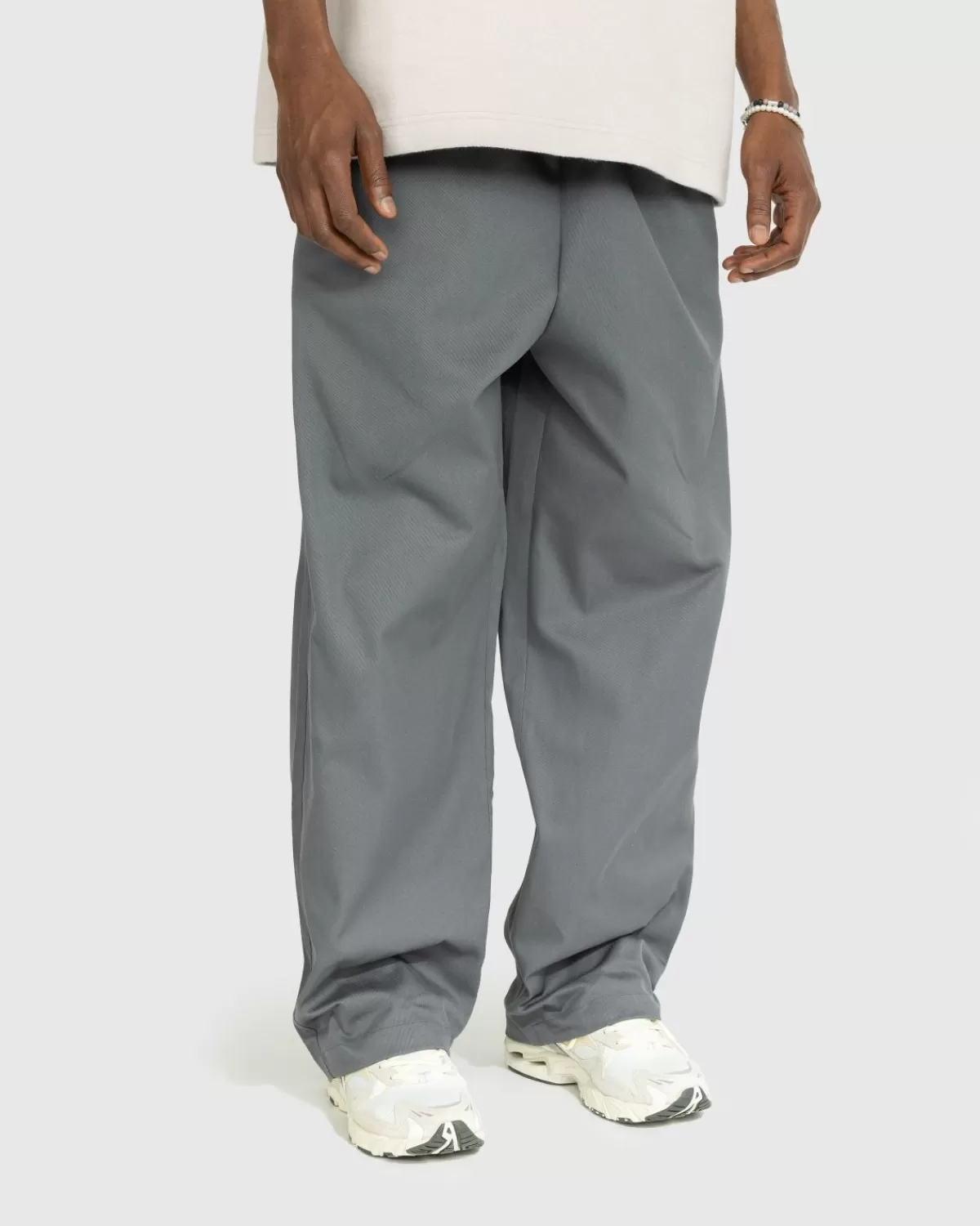 Broek^Acne Studios Katoenen Broek Grijs