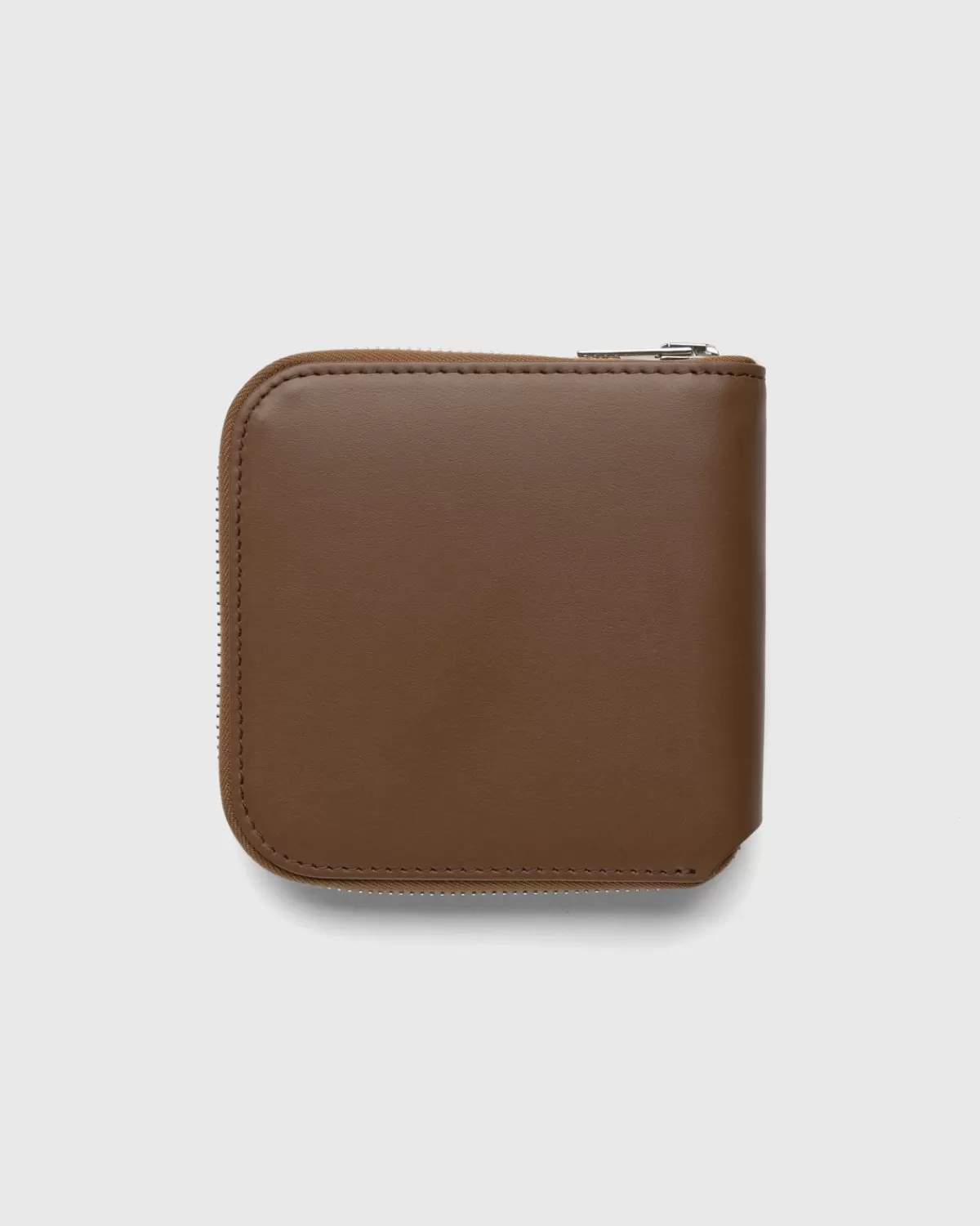 Acne Studios Leren Portemonnee Met Rits Bruin Flash Sale