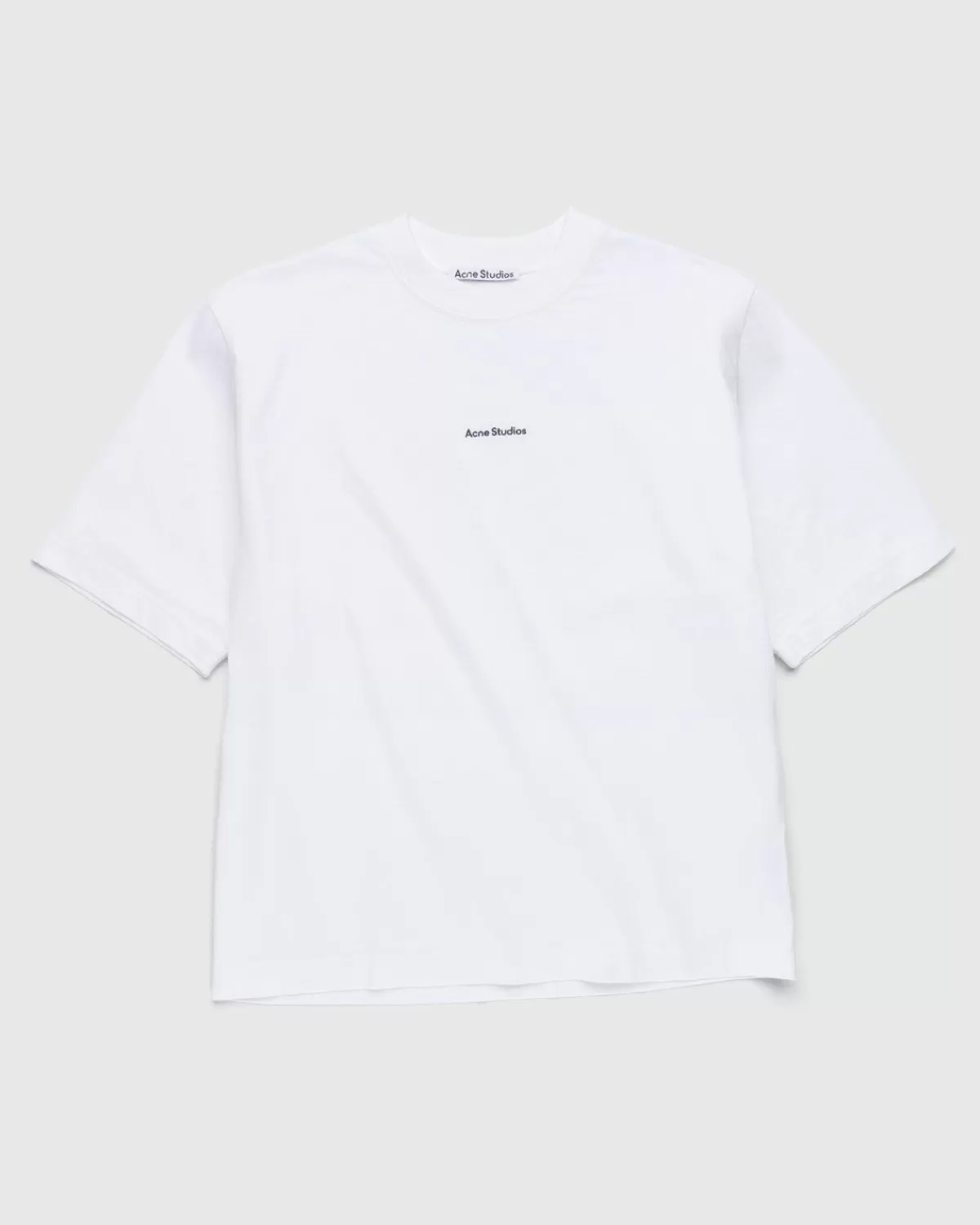 Acne Studios Logo T-Shirt Optisch Wit Discount