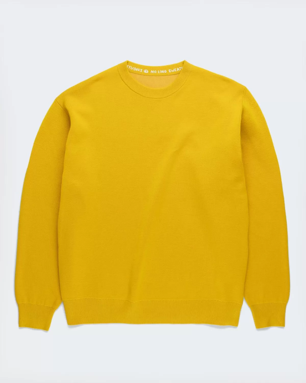 Gebreide Kleding^Acne Studios Merinowollen Trui Met Ronde Hals Geel