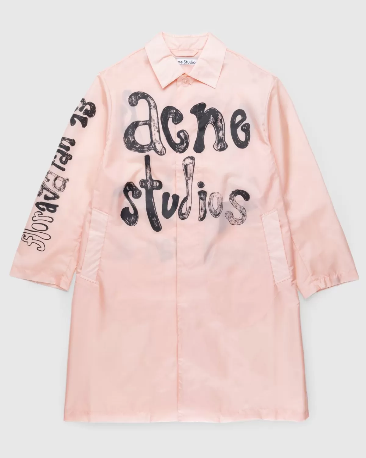 Bovenkleding^Acne Studios Opvouwbare Trenchcoat Roze