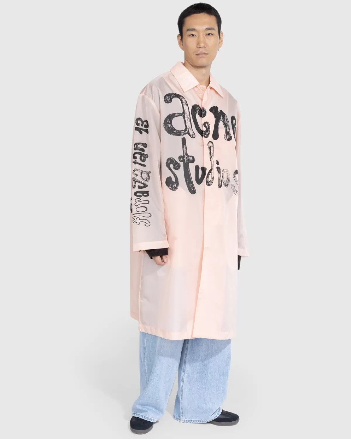 Bovenkleding^Acne Studios Opvouwbare Trenchcoat Roze