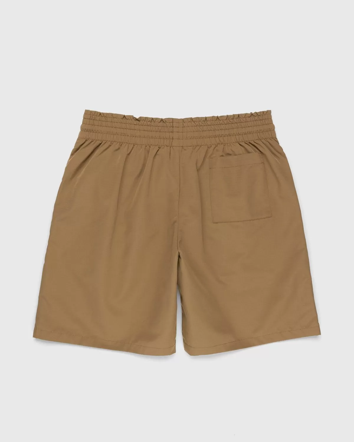 Acne Studios Ripstop Short Met Elastische Taille Bruin Cheap