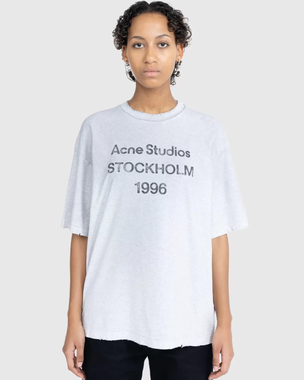 Acne Studios Stockholm 1996 T-Shirt Grijs Discount