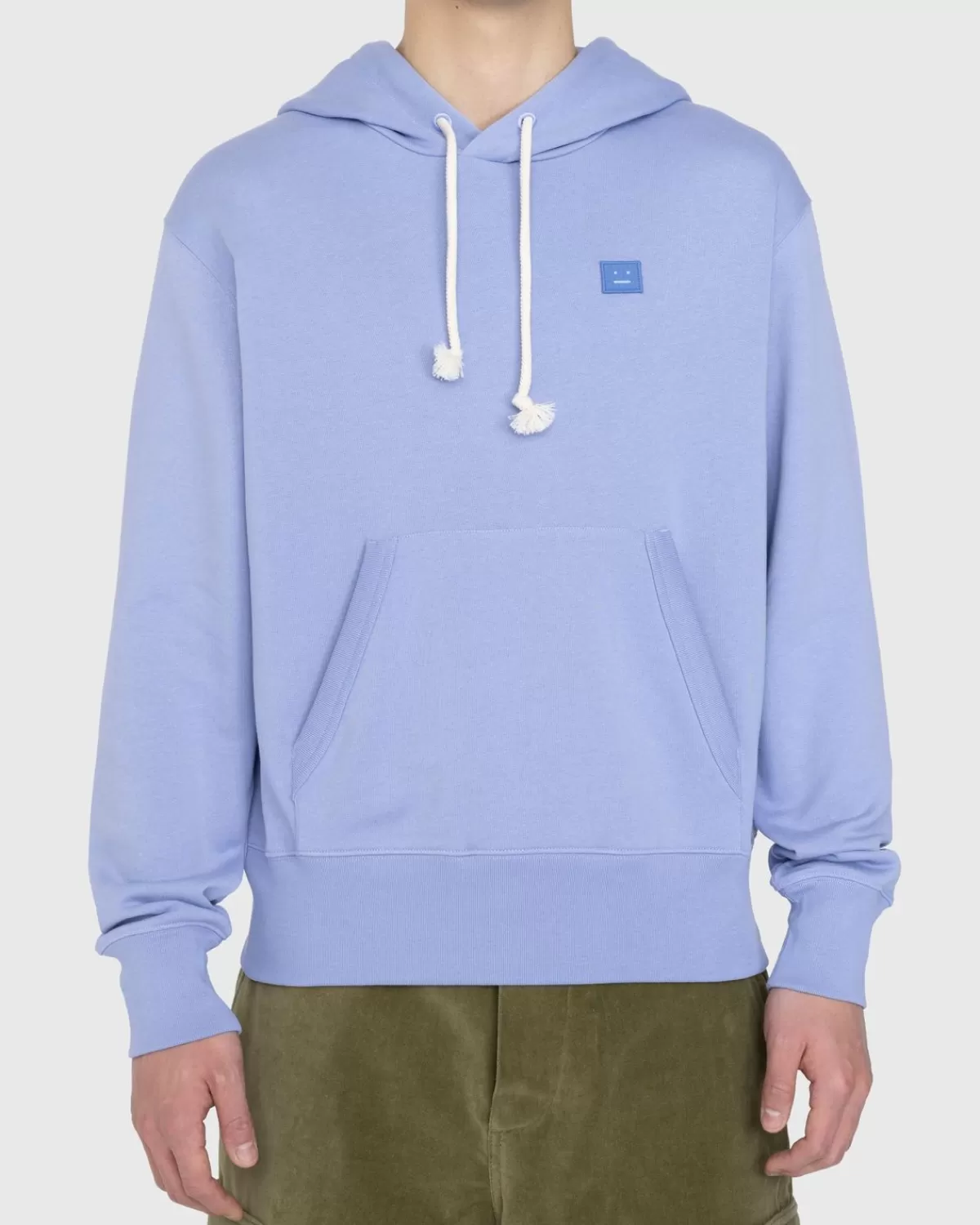 Acne Studios Sweatshirt Met Capuchon Van Biologisch Katoen Paars Discount