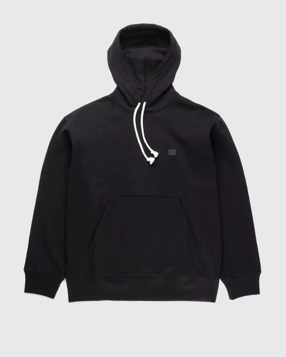 Acne Studios Sweatshirt Met Capuchon Van Biologisch Katoen Zwart Outlet