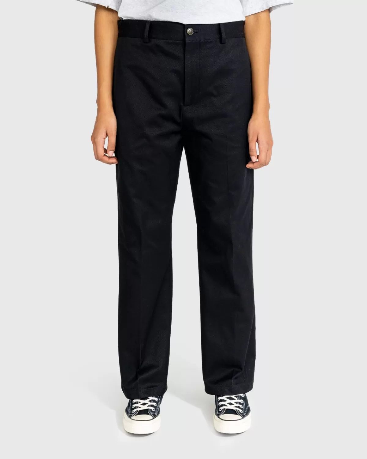 Broek^Acne Studios Twill Broek Zwart 1