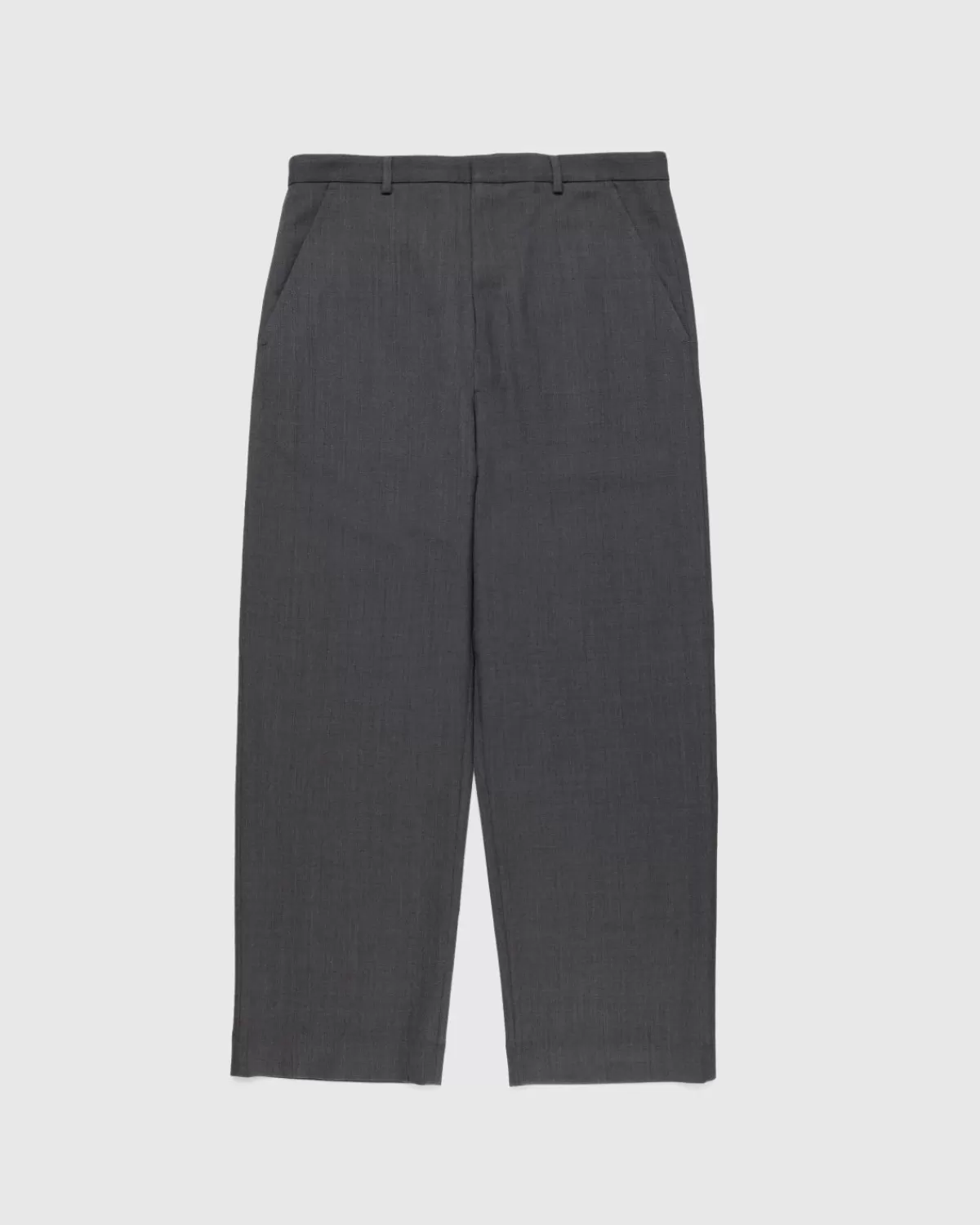 Broek^Acne Studios Wolmix Maatbroek Donkergrijs Melee