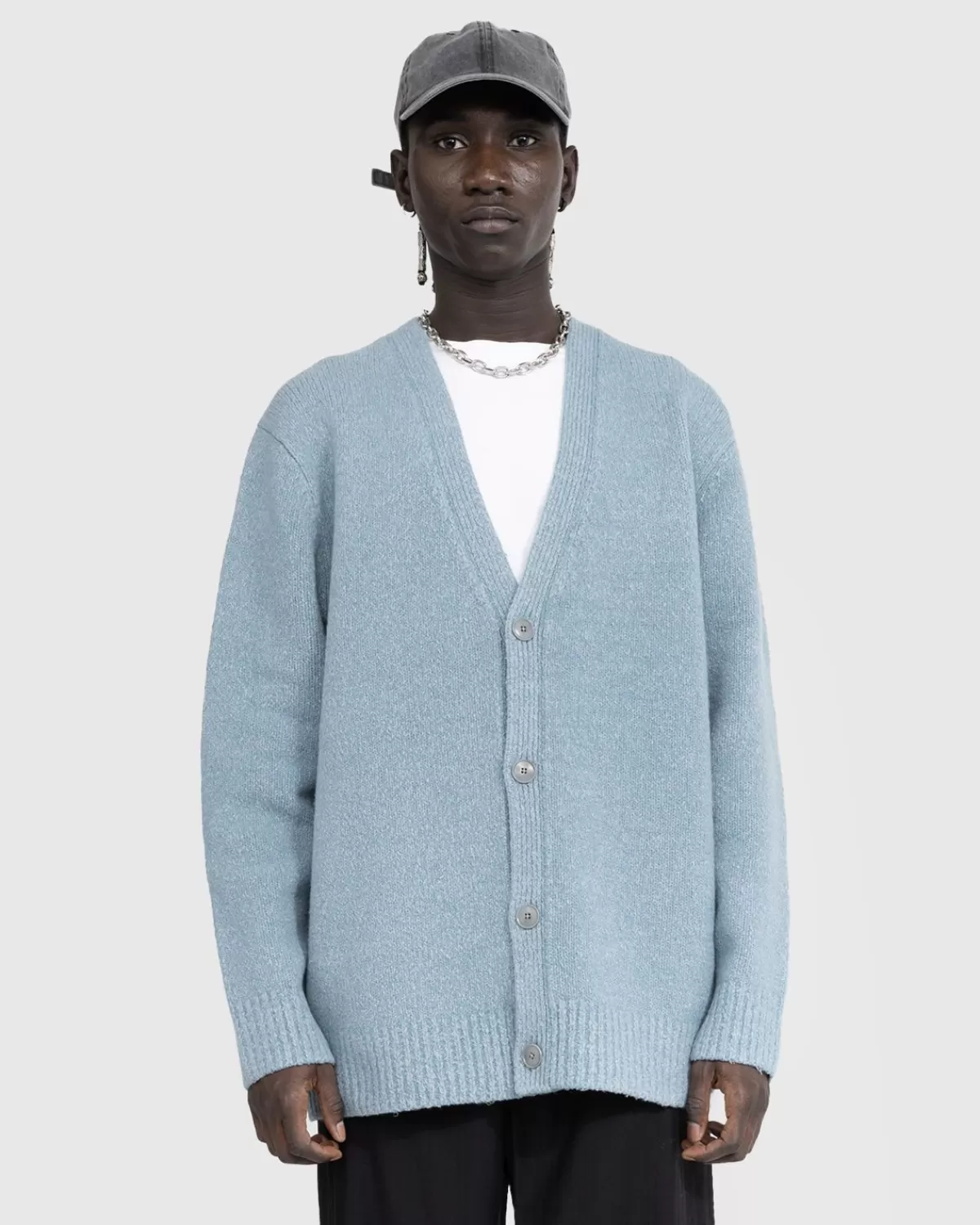 Gebreide Kleding^Acne Studios Wolmix Vest Mineraalblauw