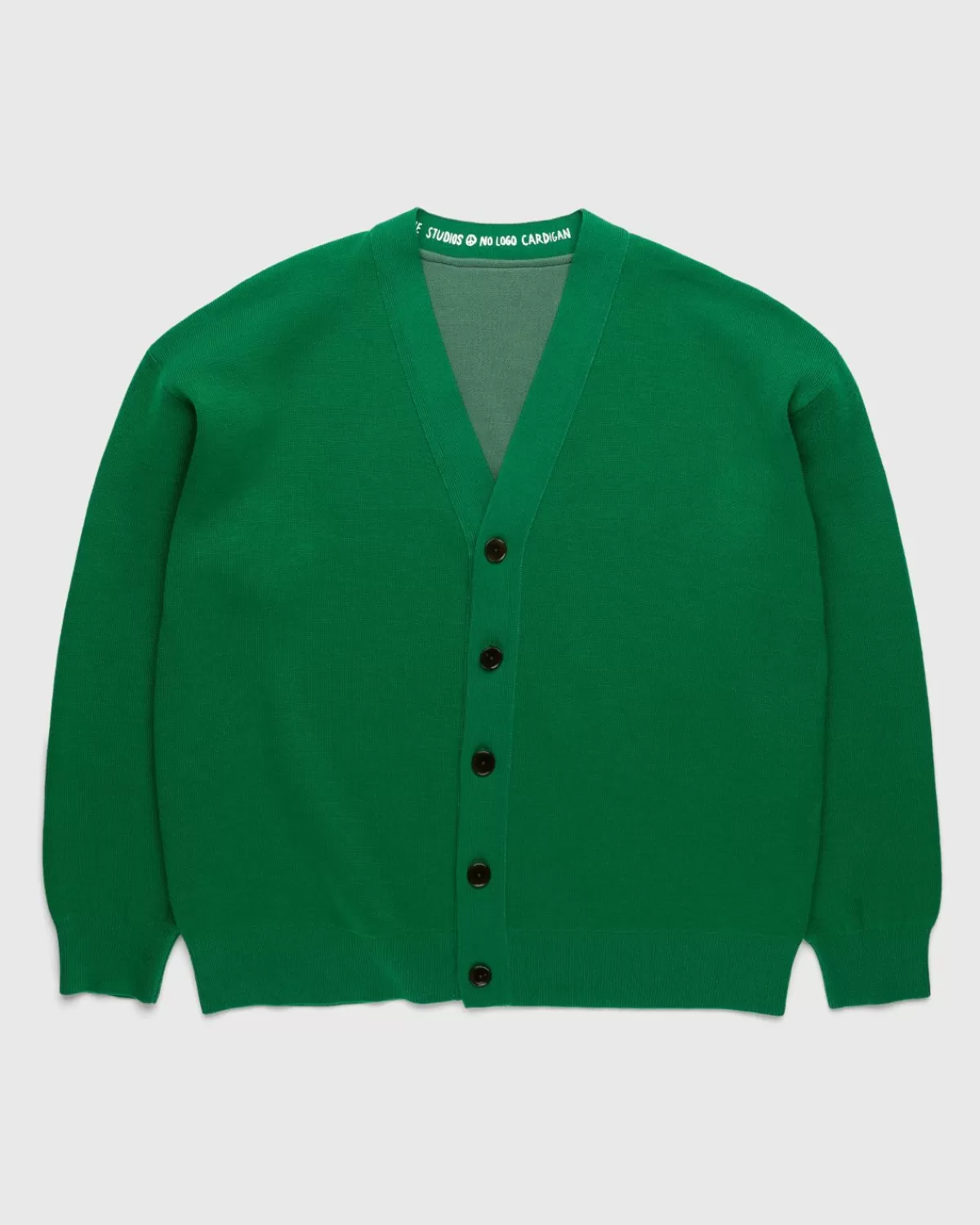 Gebreide Kleding^Acne Studios Wolmix V-Hals Vest Trui Elektrisch Groen