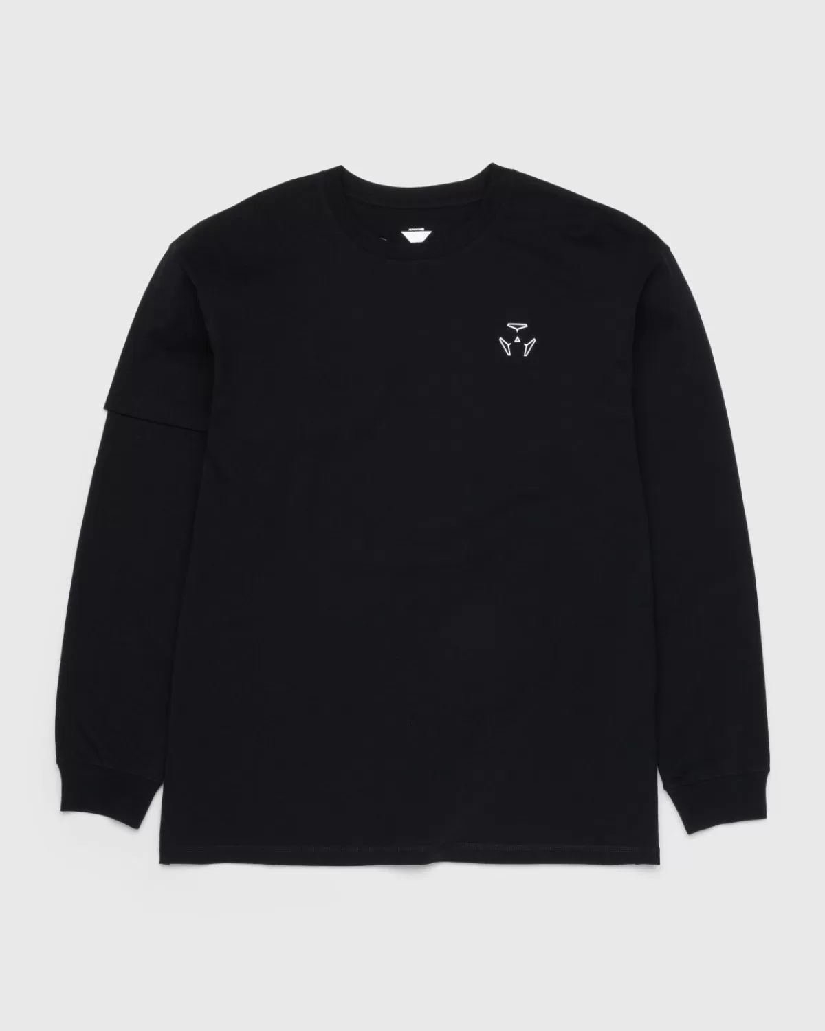 ACRONYM Acroniem S29-Pr-A T-Shirt Met Lange Mouwen Van Biologisch Katoen, Zwart Shop