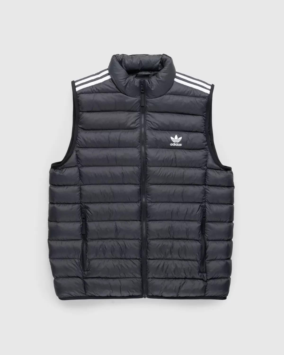 Bovenkleding^Adidas Gewatteerd Vest Zwart/Wit