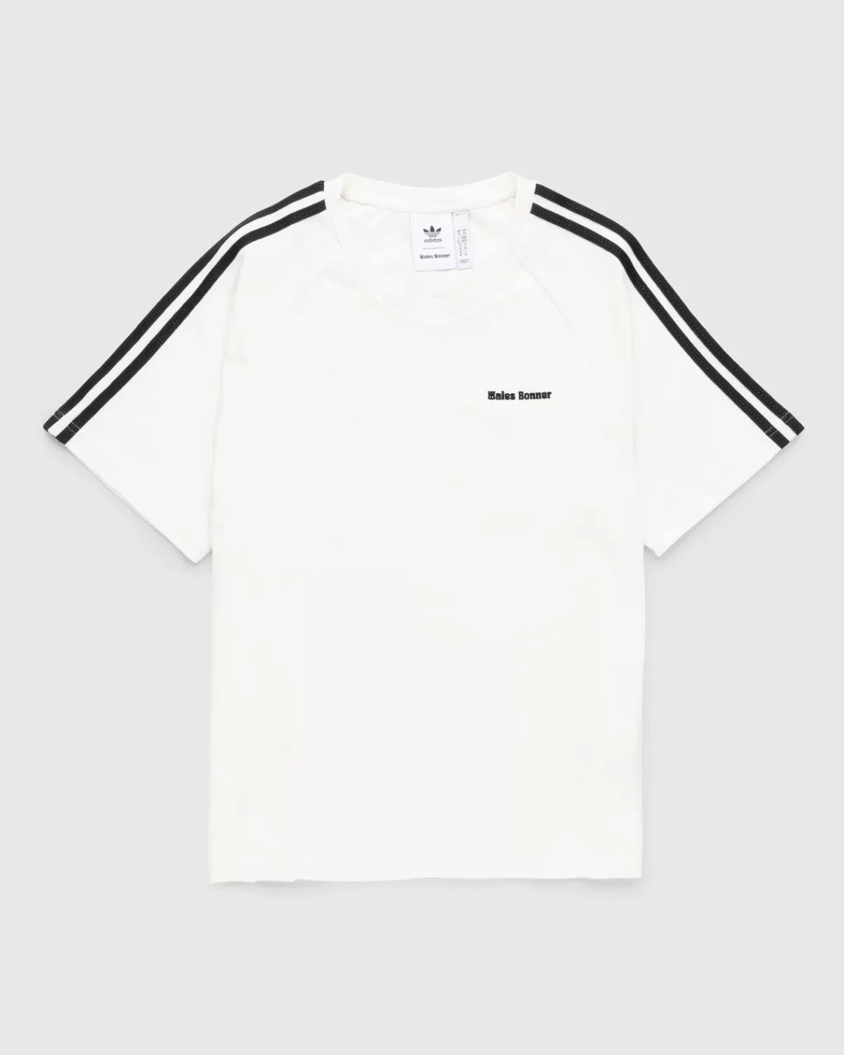 Adidas X Wales Bonner Biologisch Katoenen T-Shirt Krijtwit Cheap