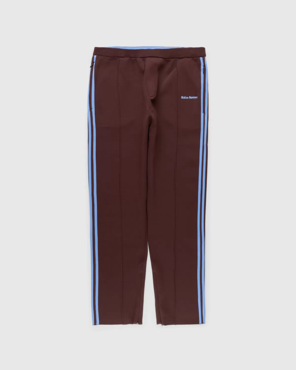 Broek^Adidas X Wales Bonner Gebreide Trainingsbroek Mysterieus Bruin