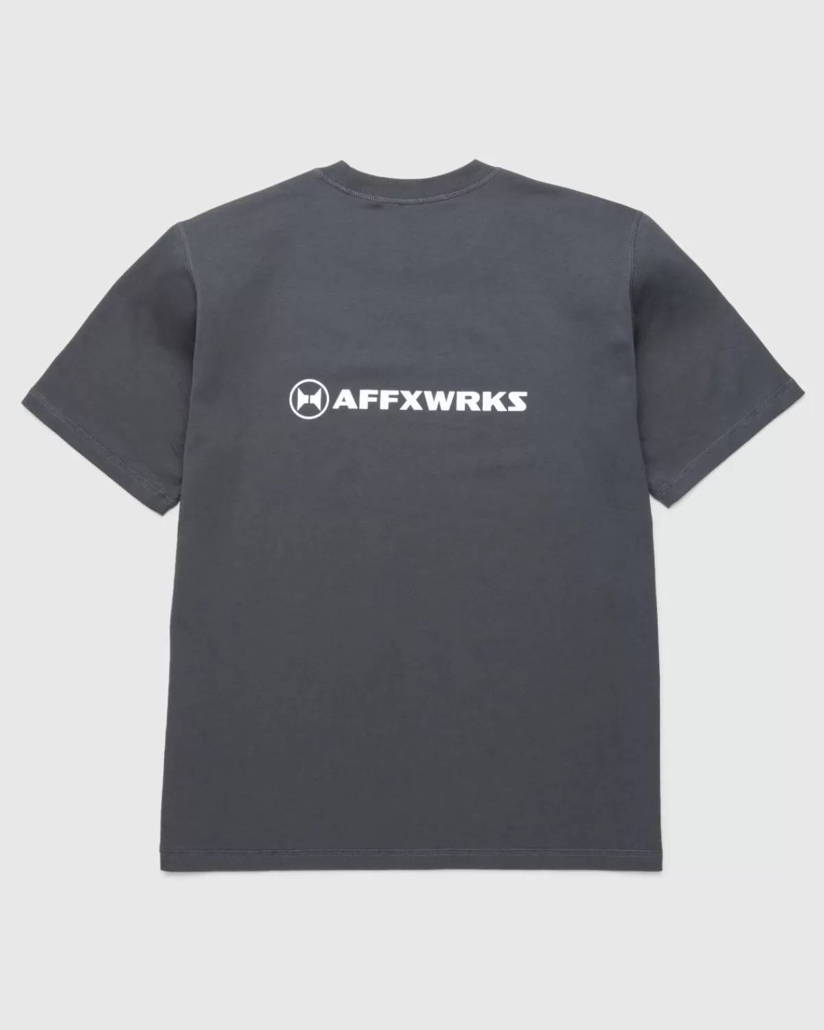 AFFXWRKS T-Shirt Zwart Gewassen Discount