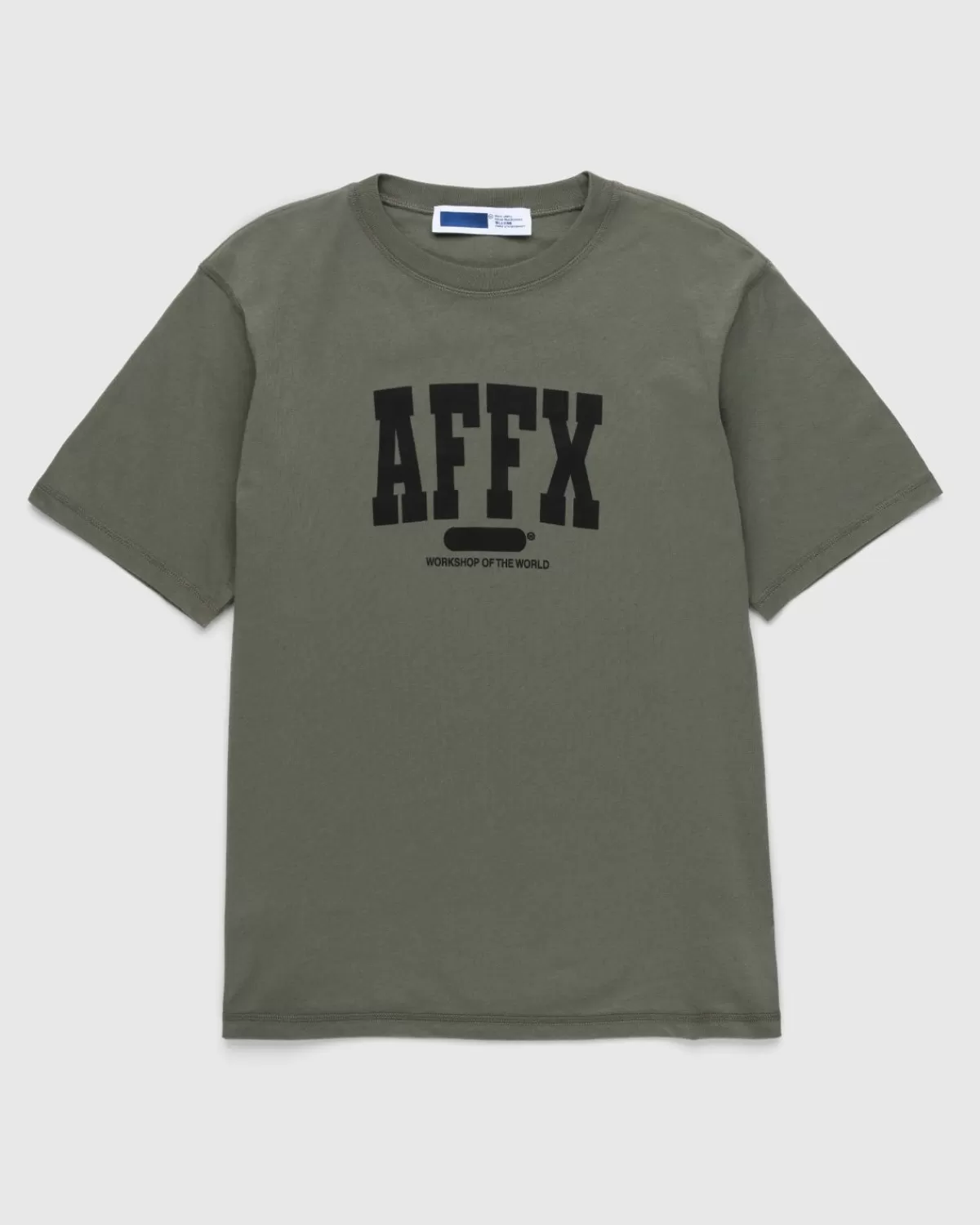 AFFXWRKS Varsity T-Shirt Zachtgroen Outlet