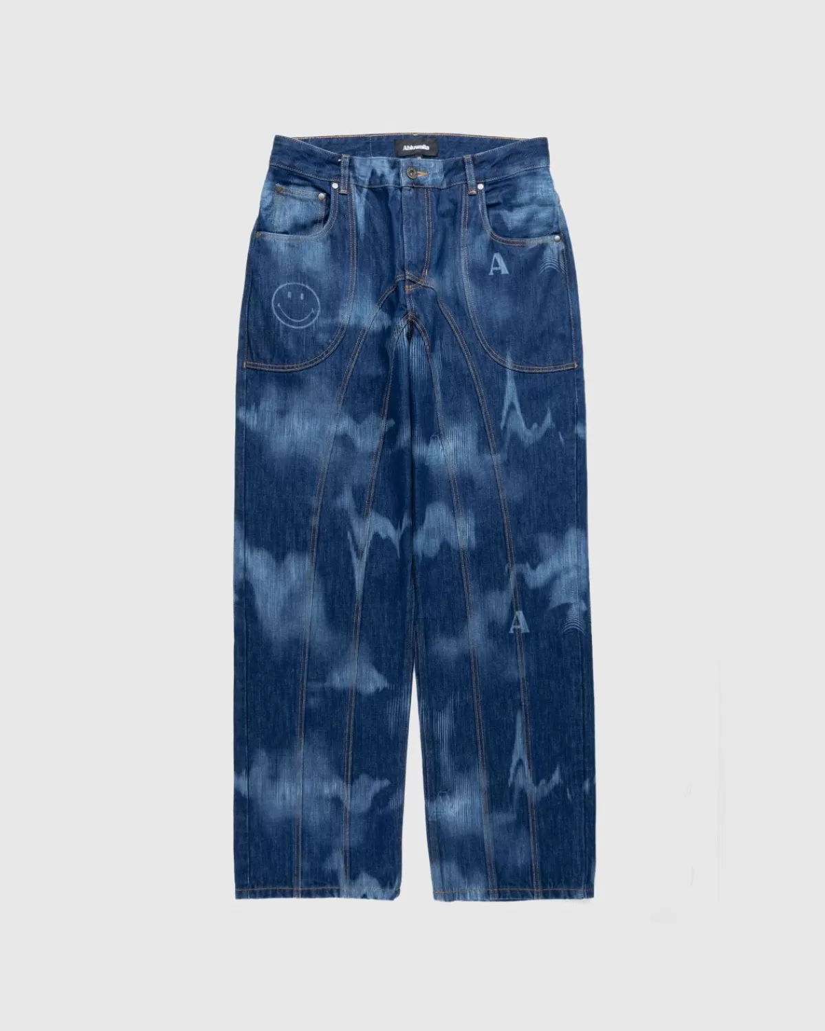 Broek^Ahluwalia - Kenmerkende Jeans Met Lage Taille Indigo