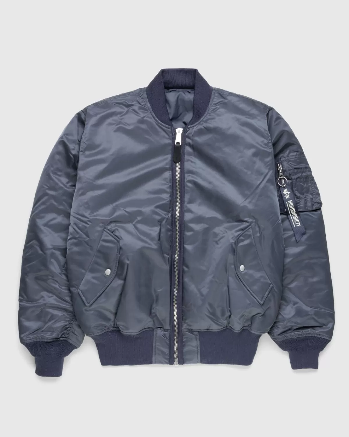 Bovenkleding^Alpha Industries X Highsnobiety Ma-1 Bomber Steel Navy