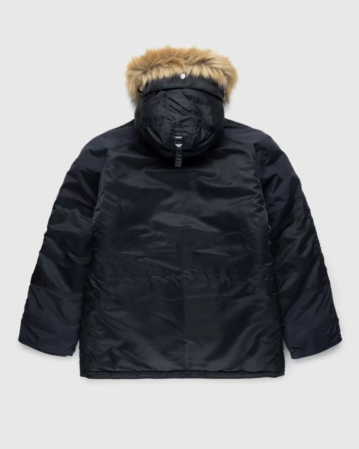 Bovenkleding^Alpha Industries X Highsnobiety N3B Parka Middernacht Zwart