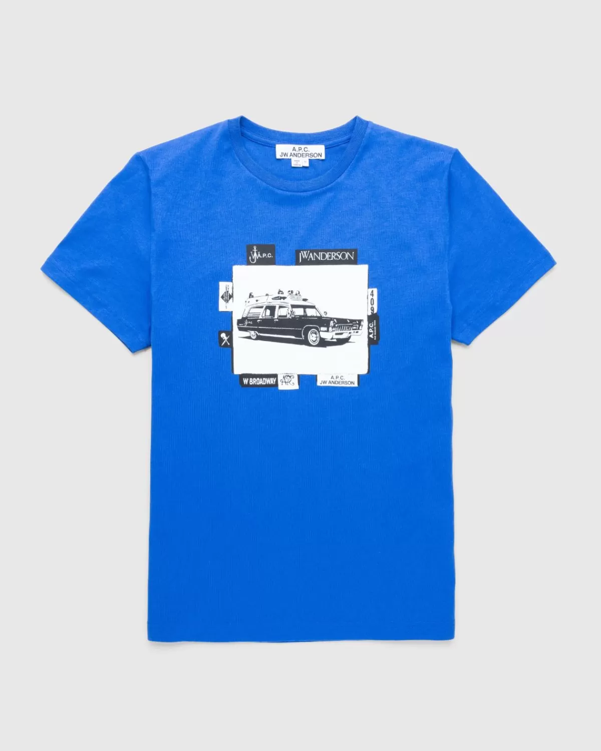 A.P.C. Apc X Jw Anderson T-Shirt Jo Blauw Best