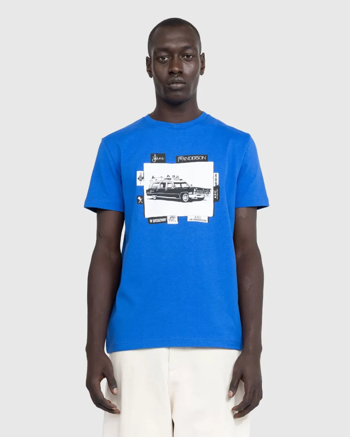 A.P.C. Apc X Jw Anderson T-Shirt Jo Blauw Best