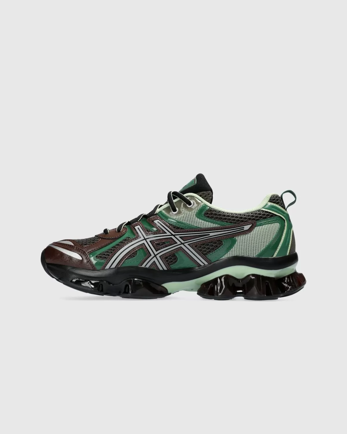 asics Gel-Quantum Kinetic Donker Sepia/Shamrock Groen Cheap