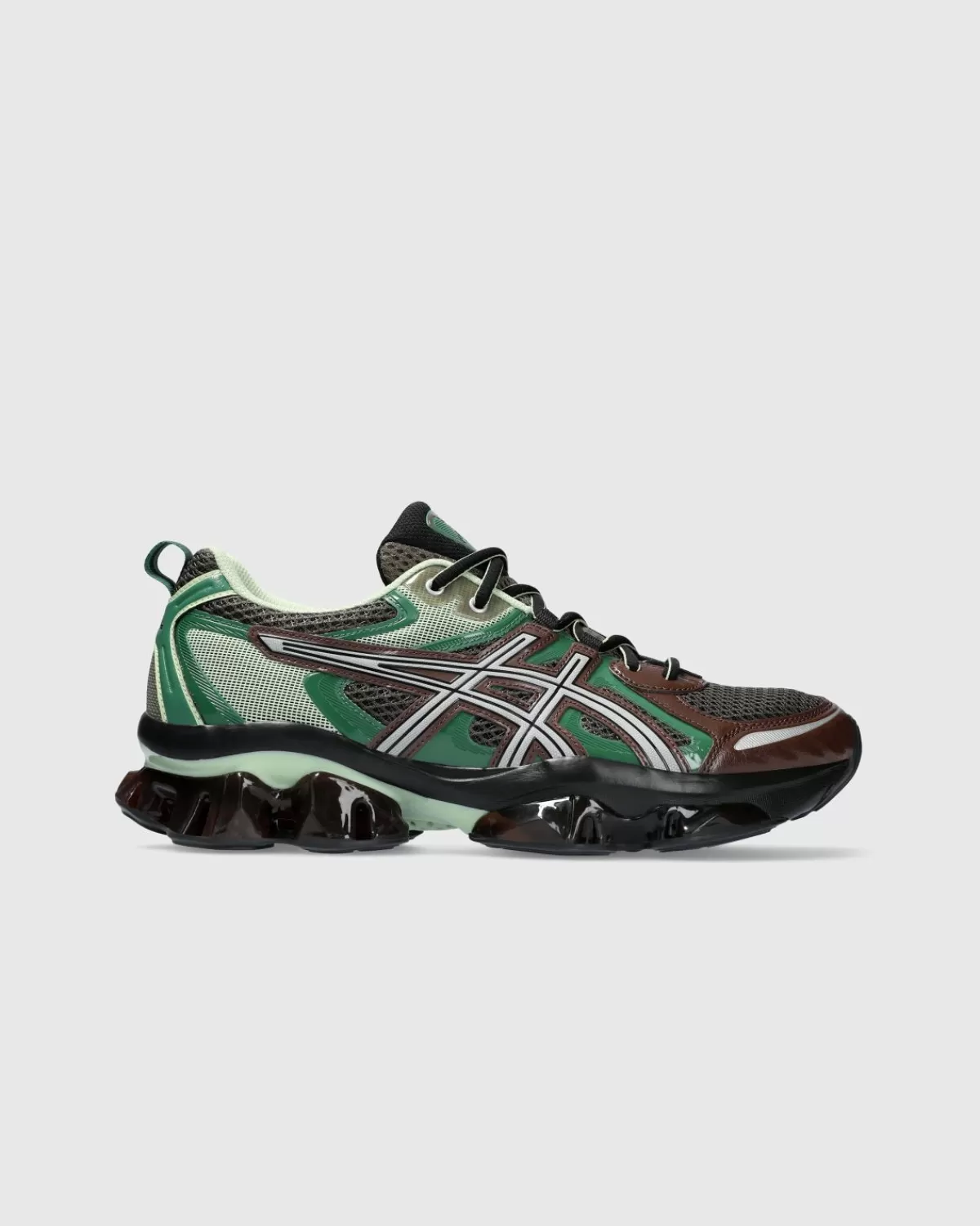 asics Gel-Quantum Kinetic Donker Sepia/Shamrock Groen Cheap