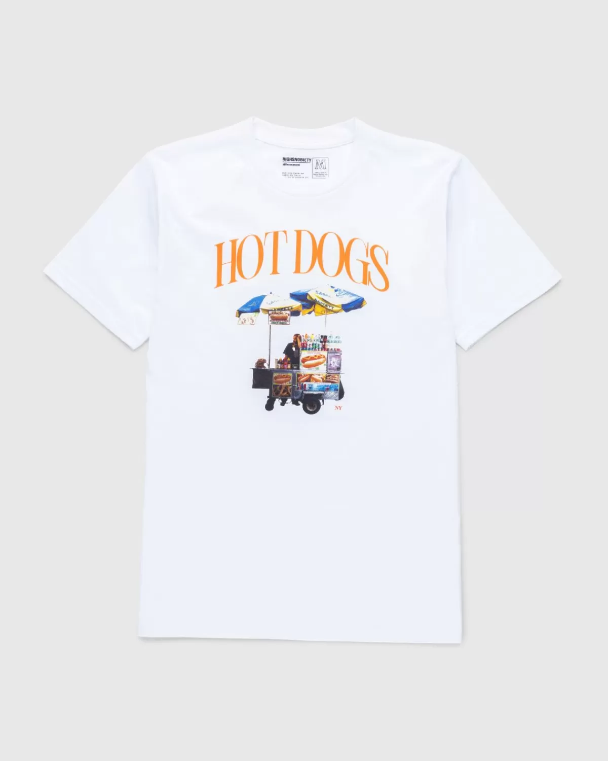 At The Moment X Highsnobiety Hotdog T-Shirt Wit Fashion