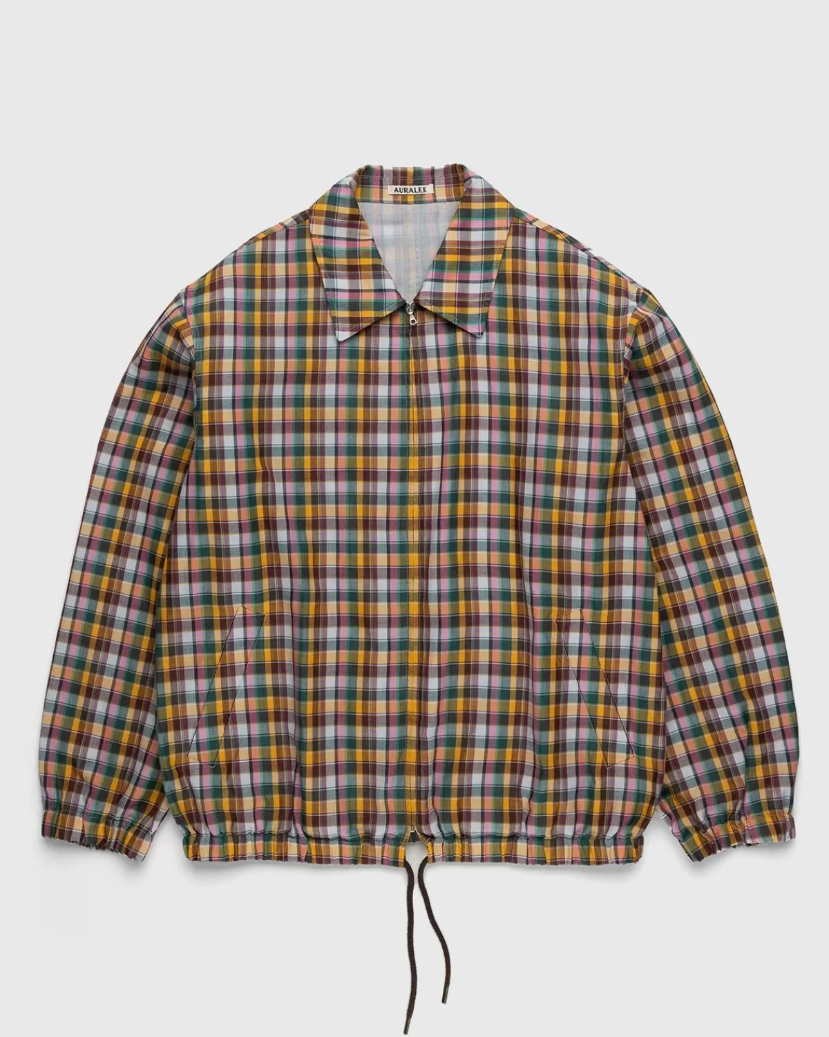 Bovenkleding^Auralee Katoengeweven Blousonmix Madras-Ruit