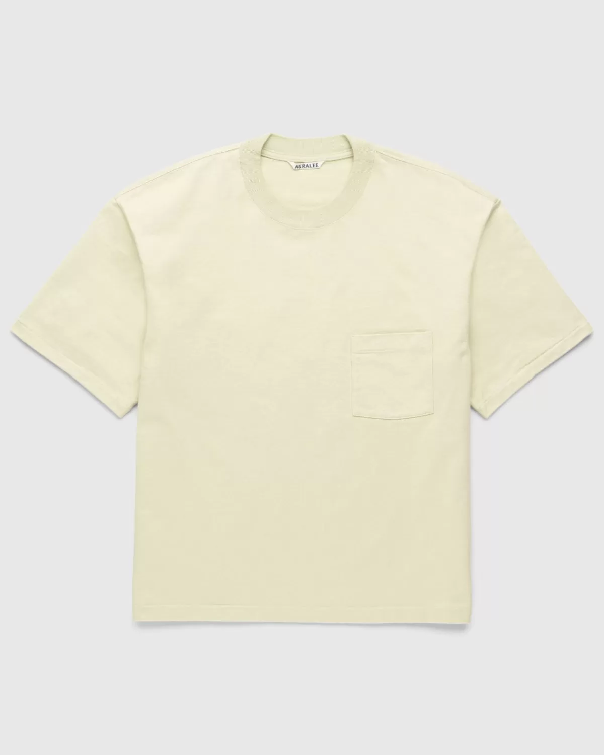 Auralee Stand-Up T-Shirt Groen Flash Sale