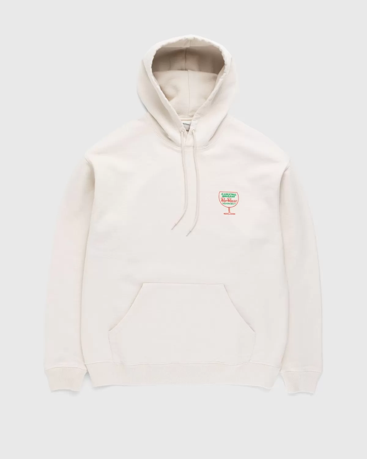 Bar Basso X Highsnobiety Logo-Hoodie Eierschaal Flash Sale