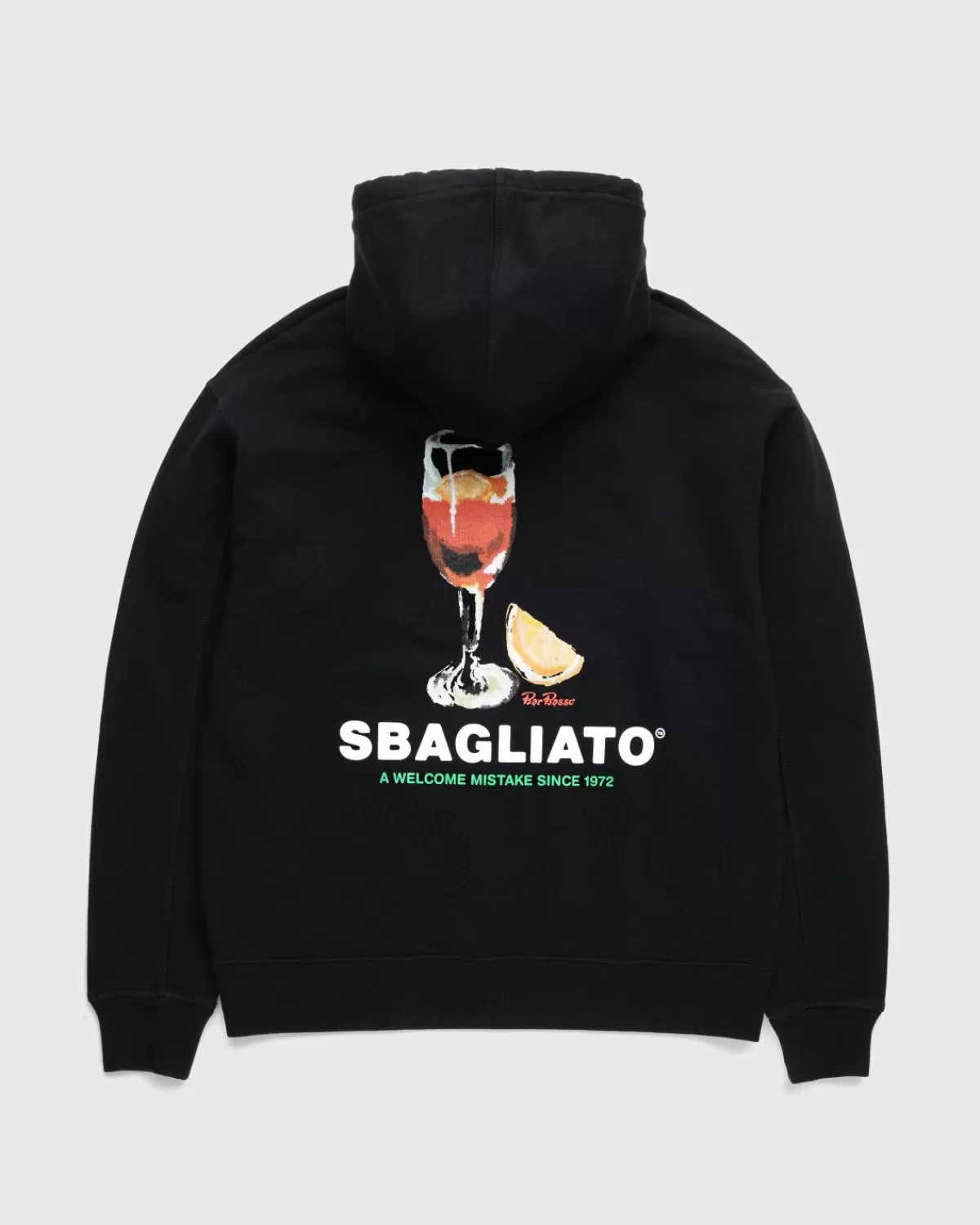 Bar Basso X Highsnobiety Sbagliato Hoodie Zwart New