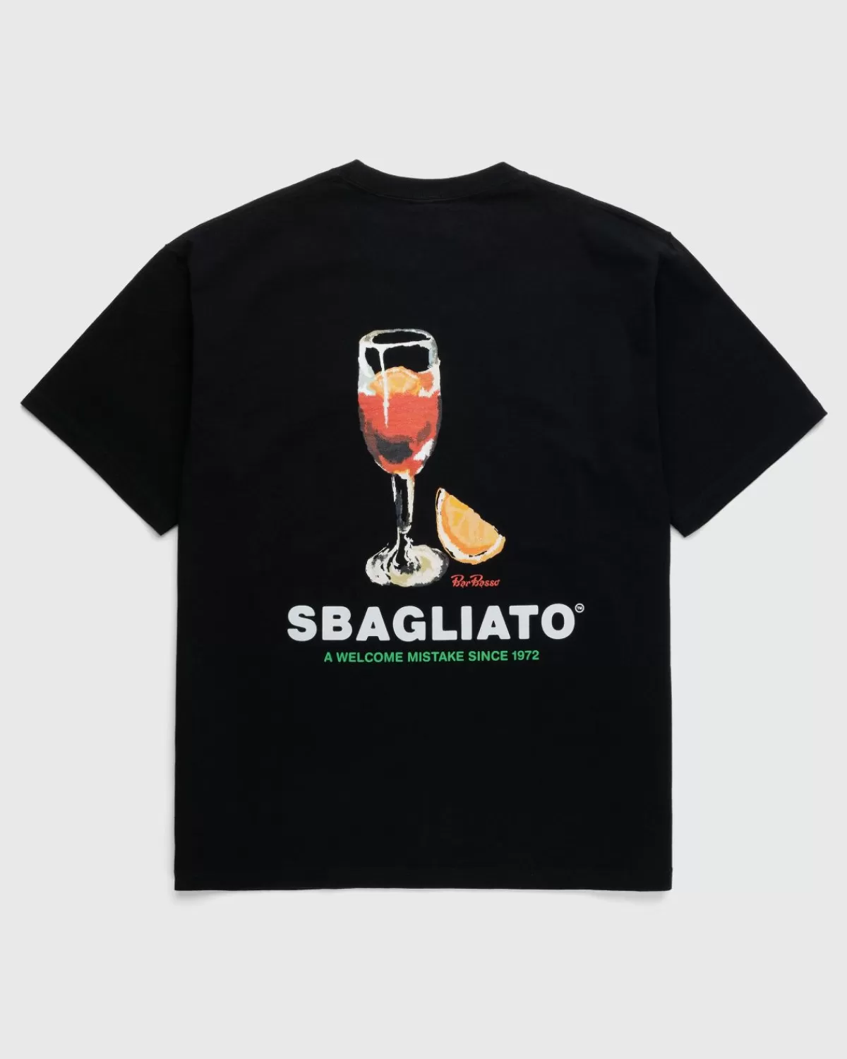 Bar Basso X Highsnobiety Sbagliato T-Shirt Zwart Store