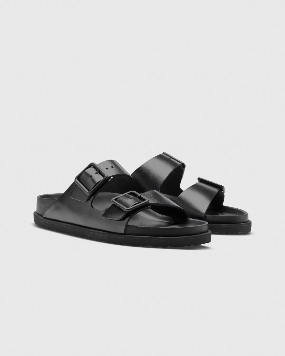 Birkenstock Arizona Glad Leer Zwart Hot