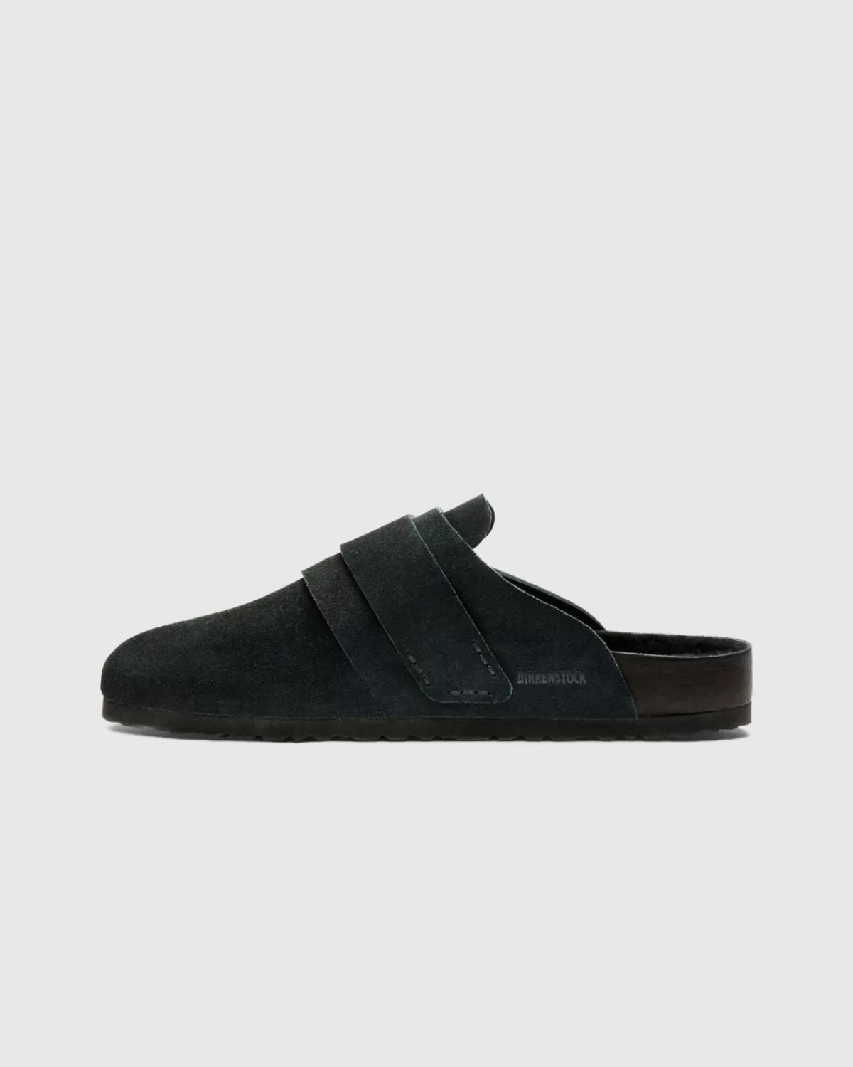 Birkenstock X Tekla Shearling Nagoya Leisteen/Zwart Cheap