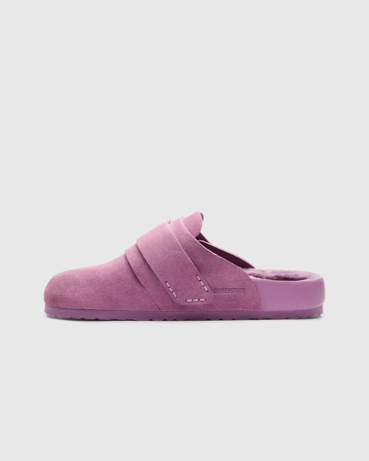 Birkenstock X Tekla Shearling Nagoya Mauve/Paars Cheap