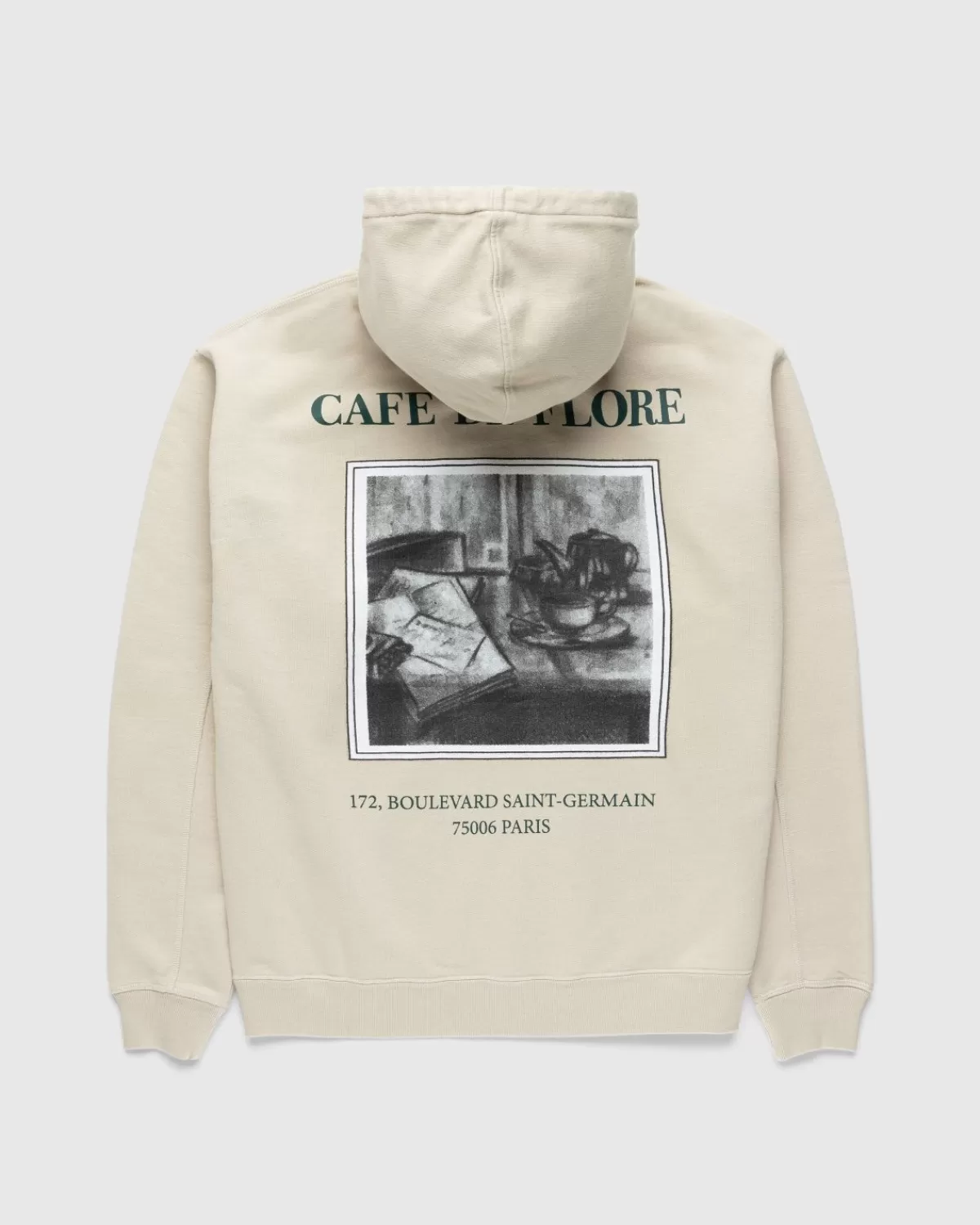 Café de Flore Cafe De Flore X Highsnobiety Hoodie Eierschaal New