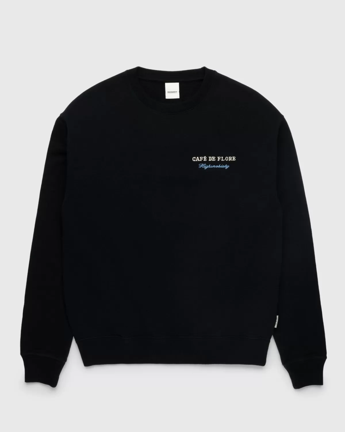 Café de Flore Cafe De Flore X Highsnobiety Ronde Hals Zwart Flash Sale