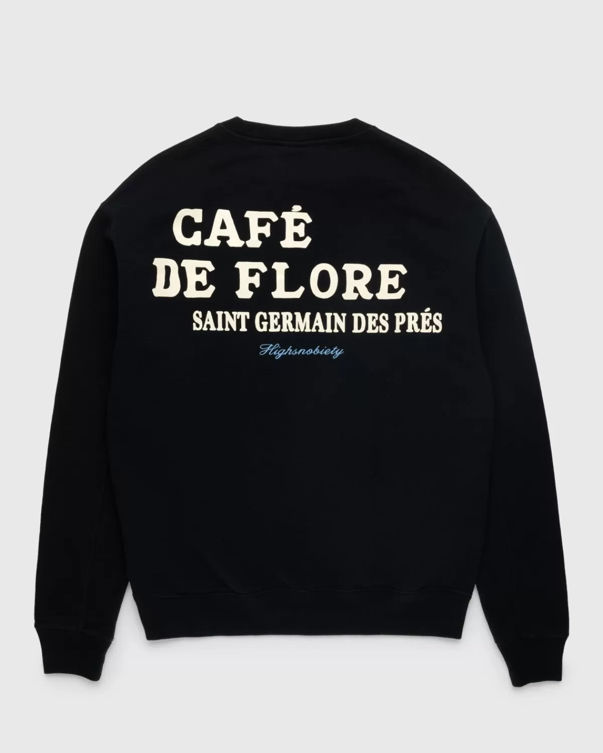 Café de Flore Cafe De Flore X Highsnobiety Ronde Hals Zwart Flash Sale